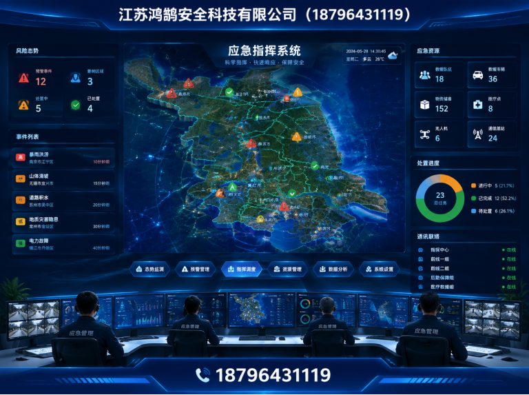 达州消防通信指挥展示图